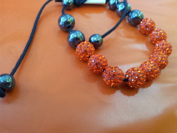 Pulseira Shambala laranja